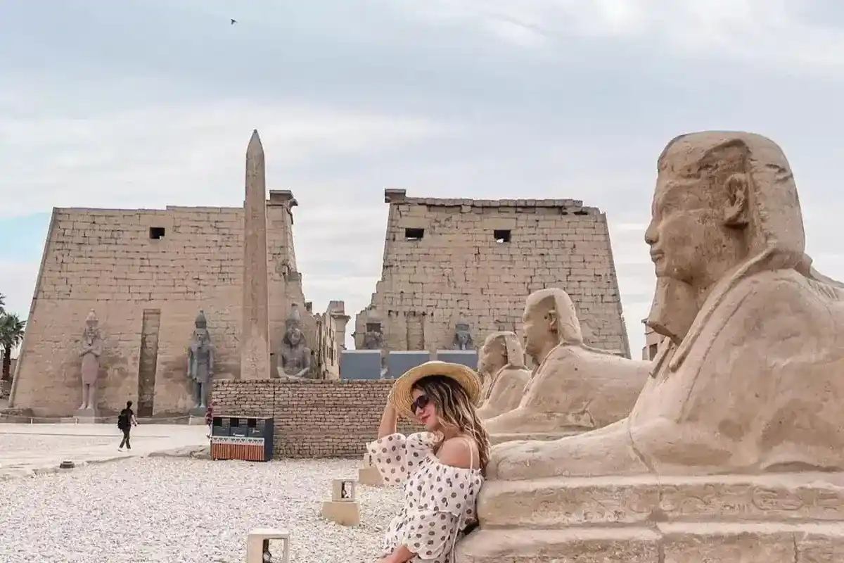 Au départ du Caire : excursion privée d’une journée à Louxor avec guide et vols inclus