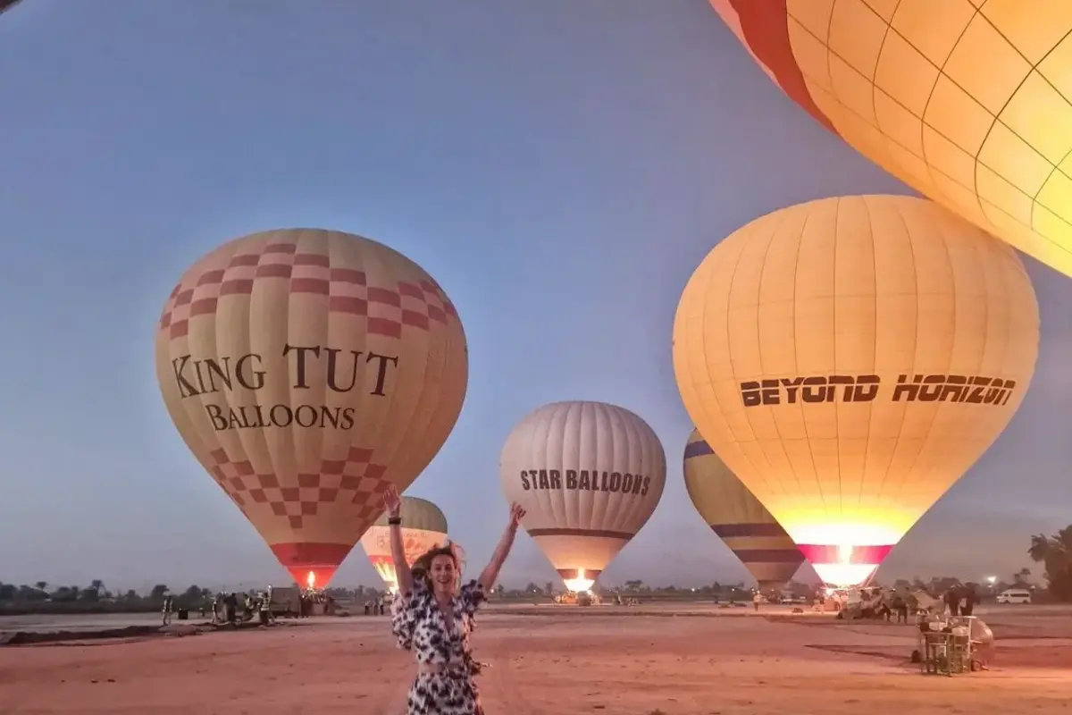 Heißluftballonfahrt in Luxor