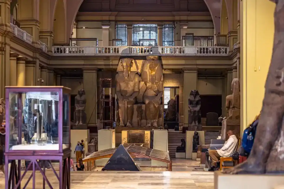 Charm el-Cheikh : Pyramides de Gizeh et Musée égyptien vus du ciel